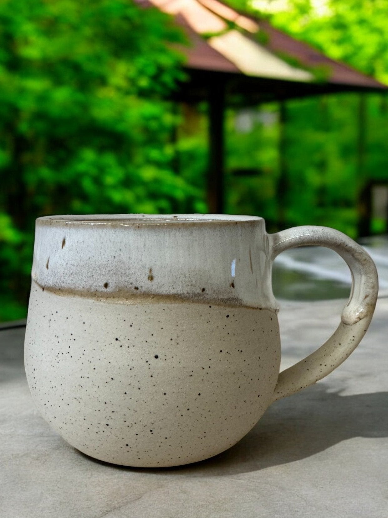 Speckled Reactive Glaze Mug