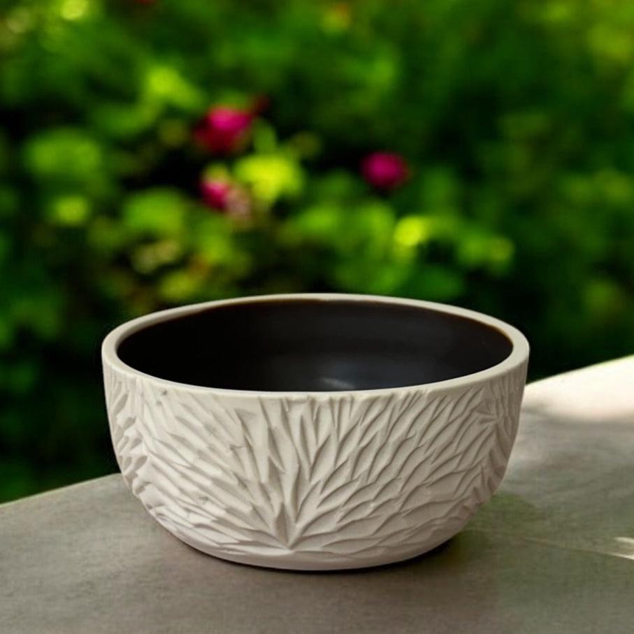 Carved Porcelain Bowl